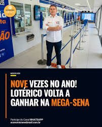 Notícia: lotérico volta a ganhar na Mega-Sena — Economy News Brasil
